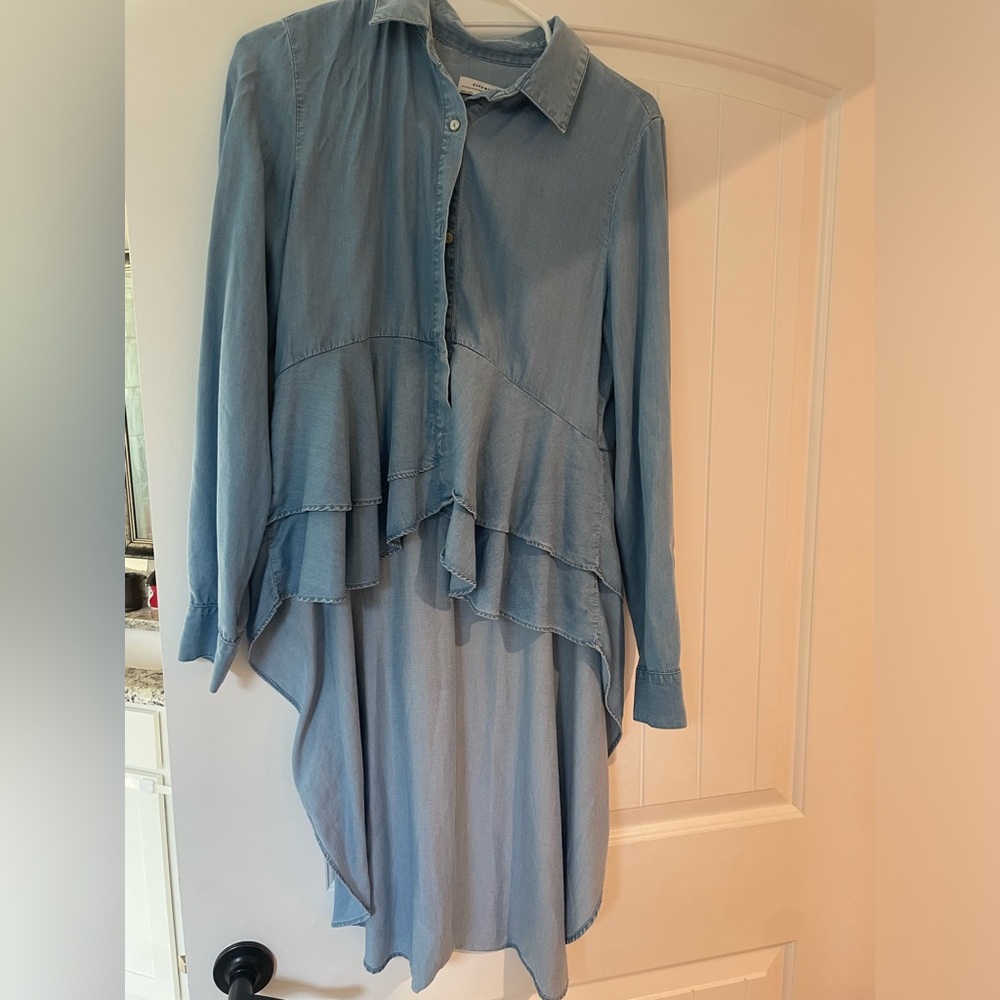 NWOT Zara super soft jeans shirt